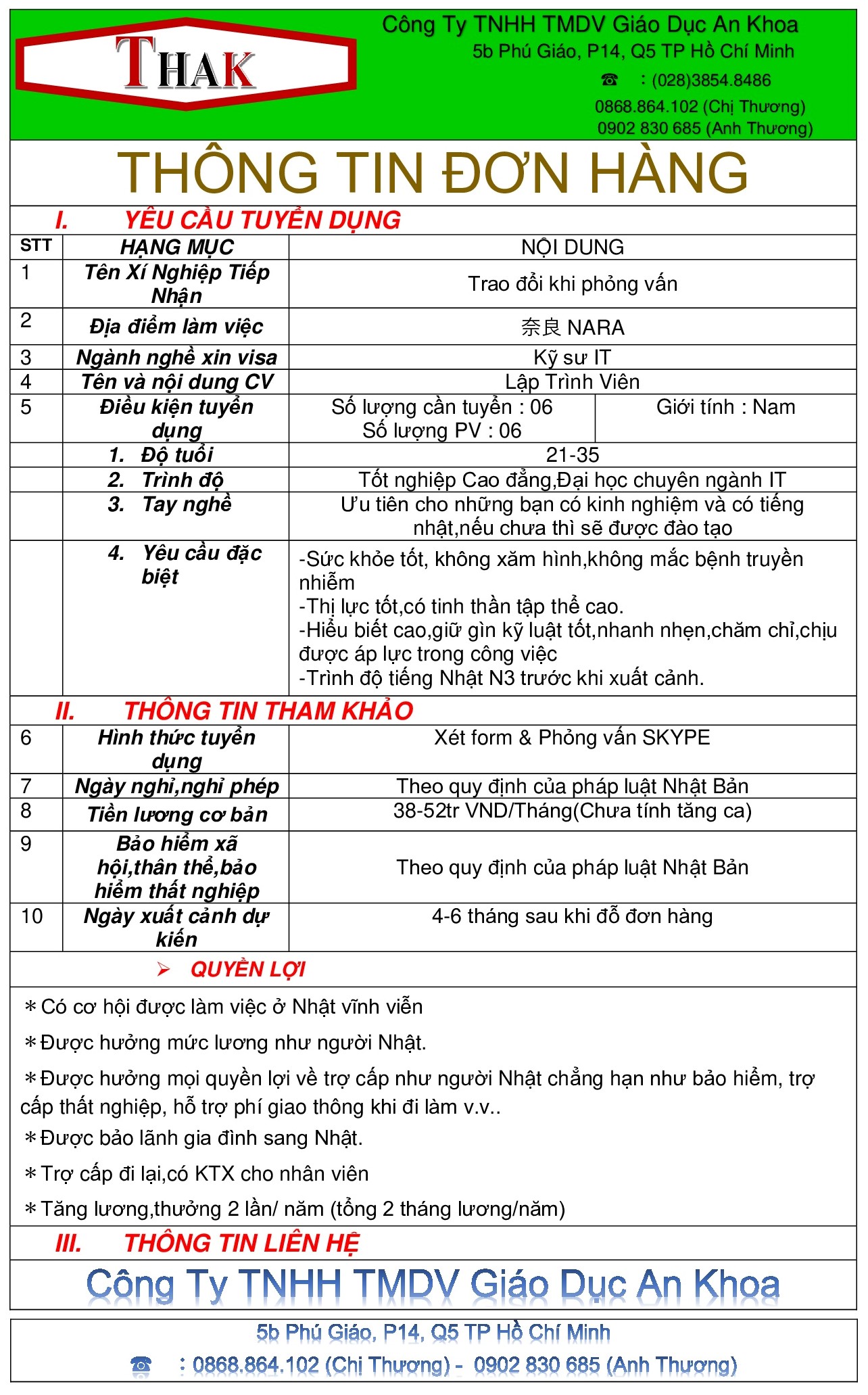 Công ty TNHH TM DV Giáo dục An Khoa